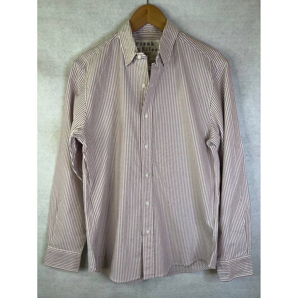 Frank & Eileen Finbar Long Sleeve Striped Shirt Sz S